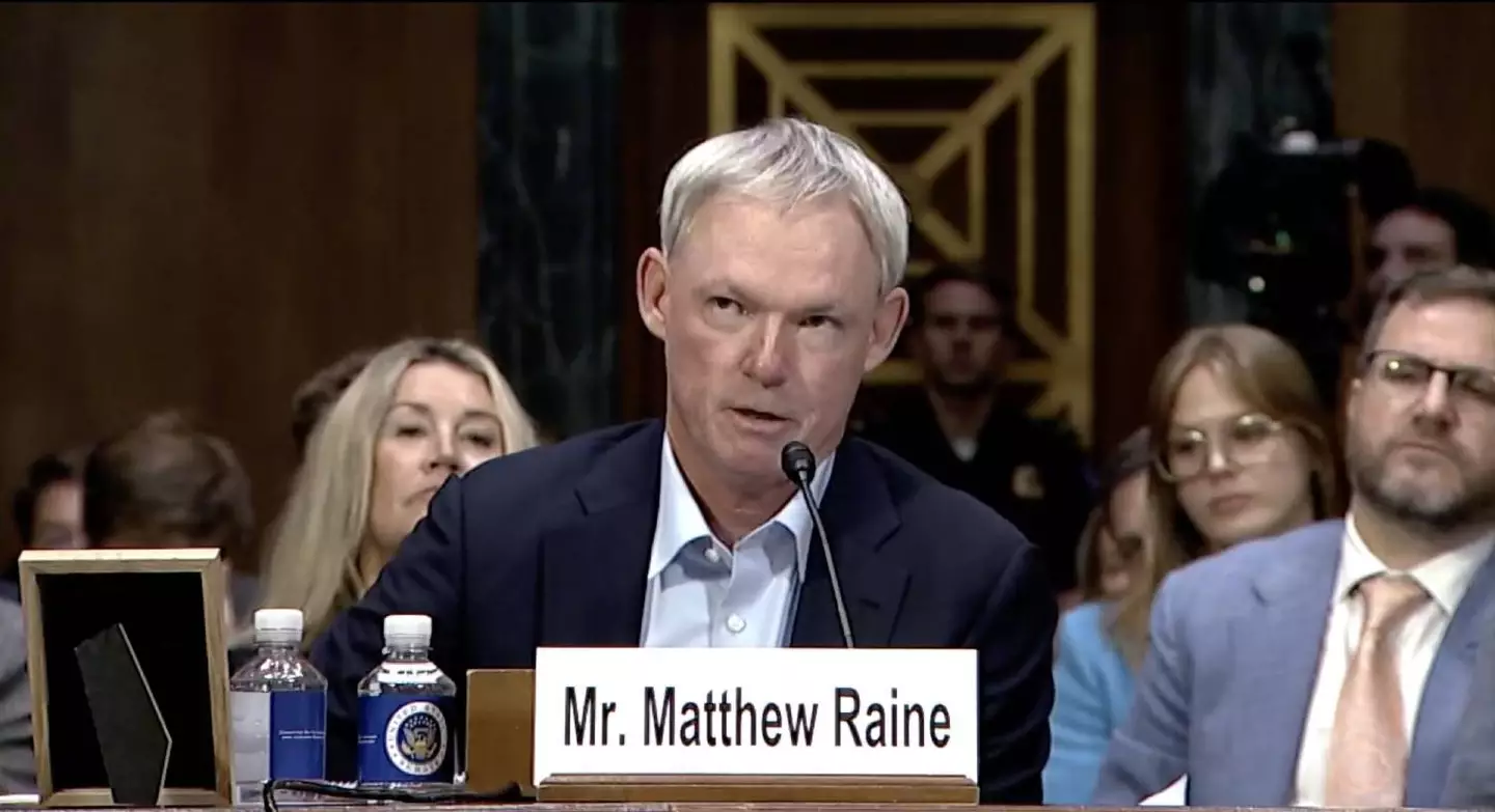 Matthew Raine was among those asking Congress to do more (X / The Tech Oversight Project)