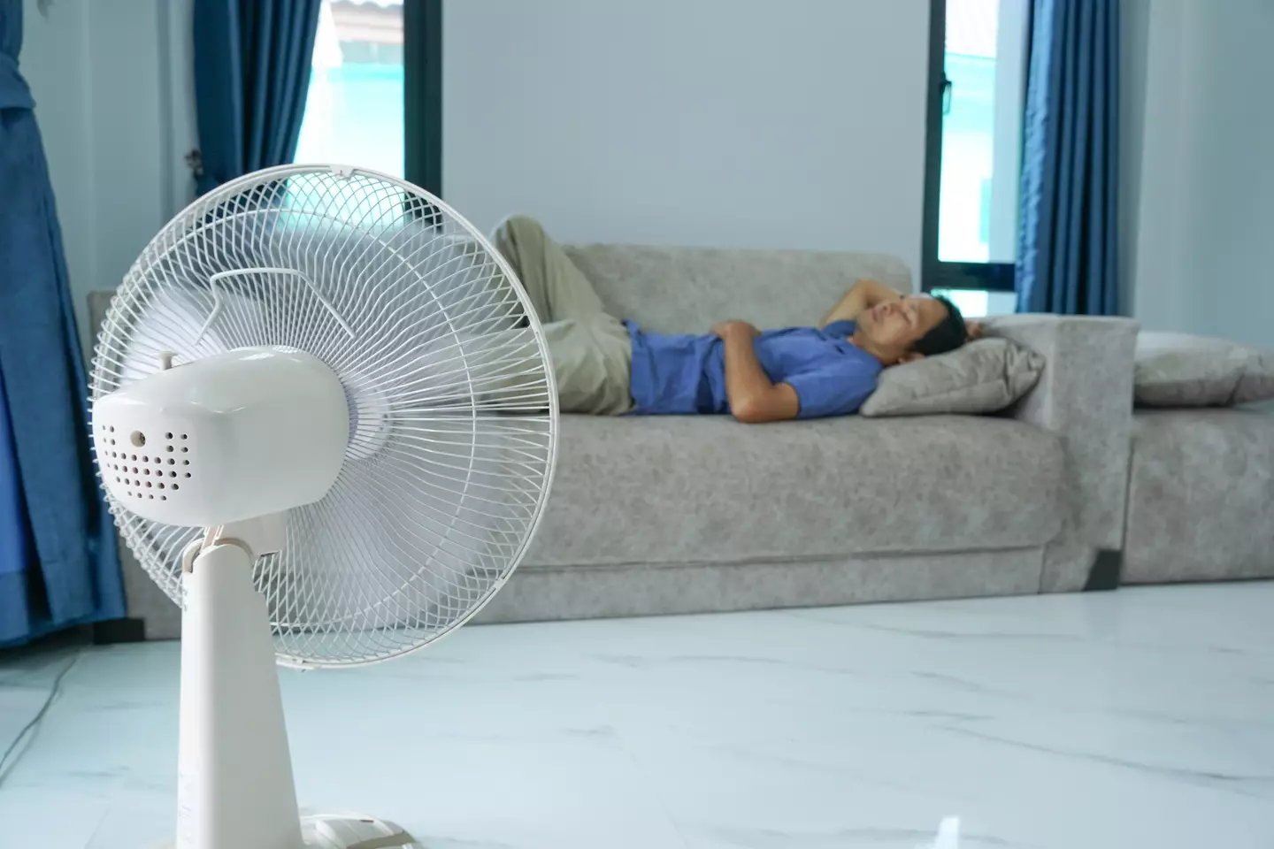 Sleeping with a fan on could be deadly, warns one expert (Chayaporn Yemjuntuek/Getty)