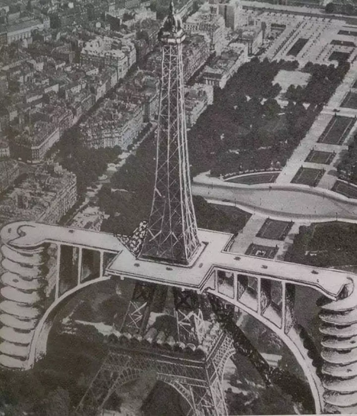 The idea of a drive-thru Eiffel Tower wasn’t meant to be (Reddit)