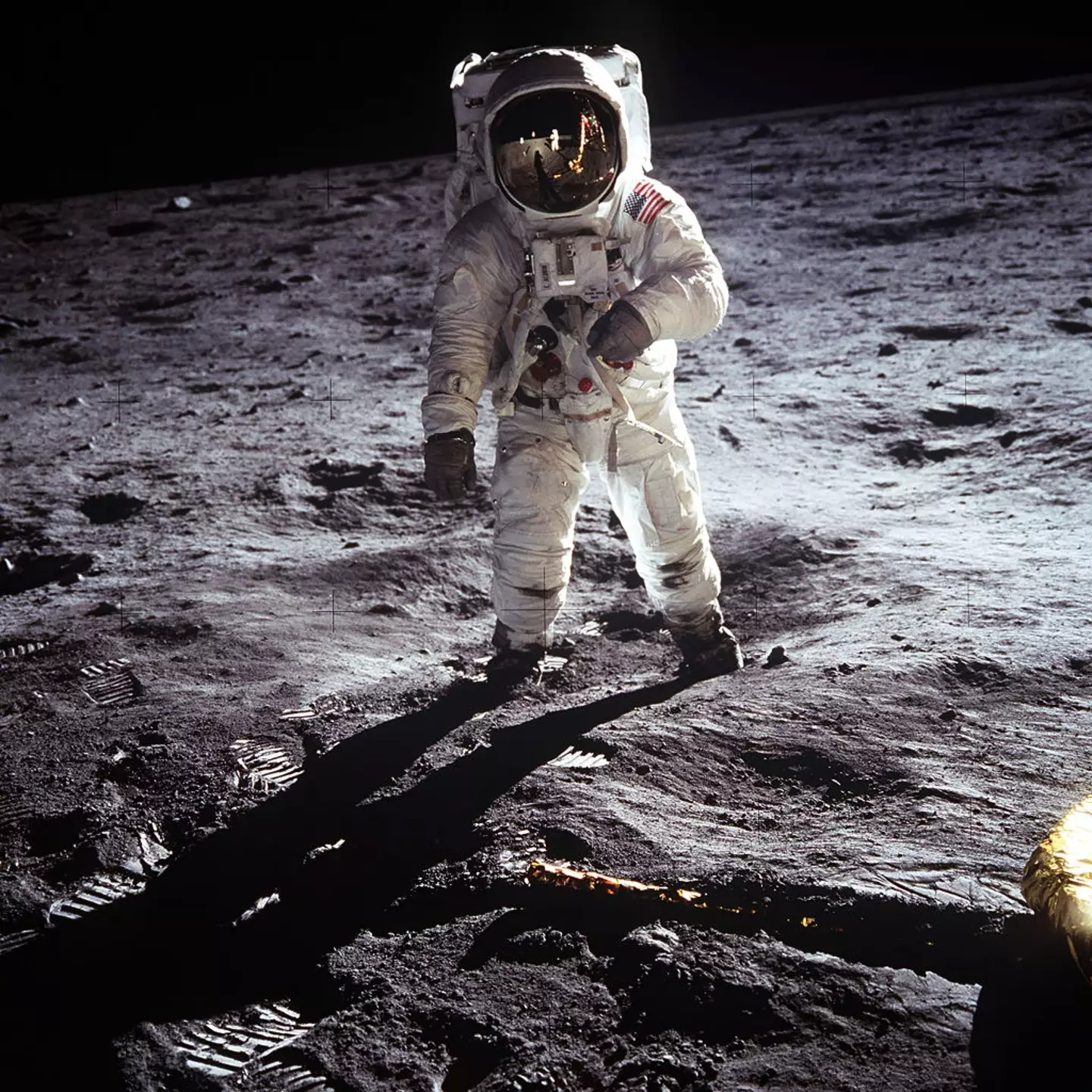 Buzz Aldrin walking on the moon (Getty Images)