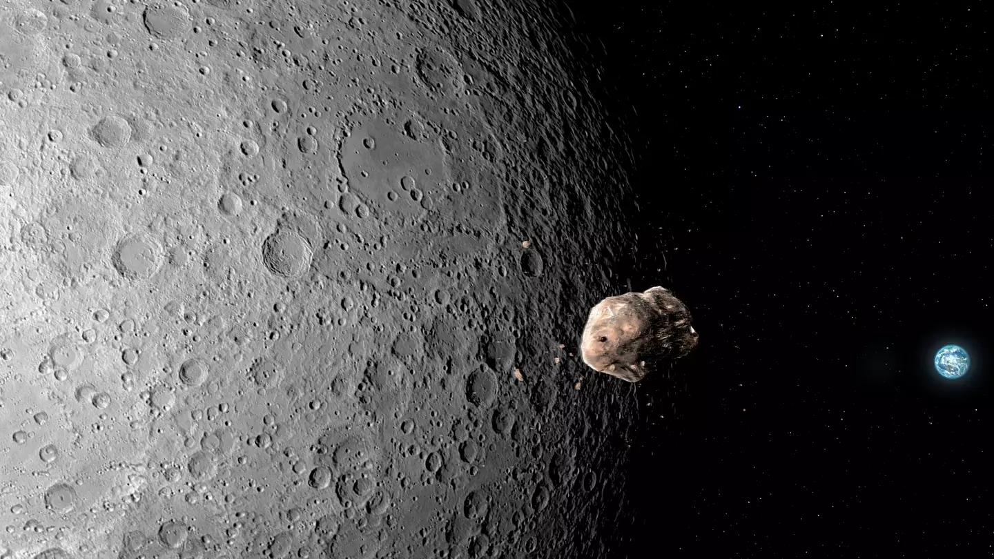 Scientists have updated the asteroid's collision probability with the Moon to be 4.3 percent. (MARK GARLICK/SCIENCE PHOTO LIBRARY/Getty)