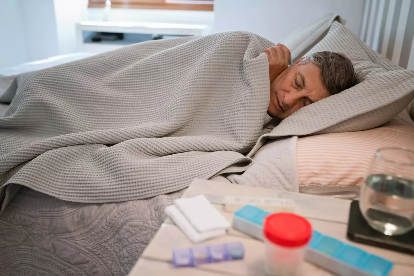 The dry air from a fan could cause illness (izusek/Getty)