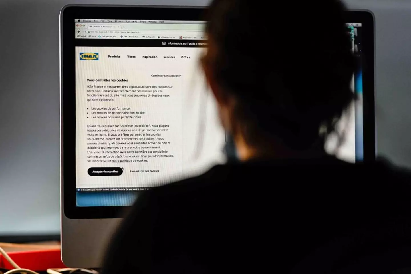 Many press 'accept all' simply to save time when browsing the internet (Soudan E/Alpaca/Andia/Universal Images Group via Getty Images)