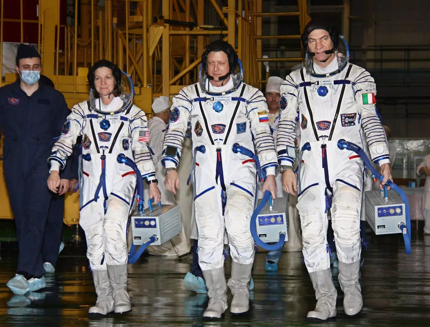 Cady Coleman lived on the ISS for six months in 2010 (STR/AFP via Getty Images)