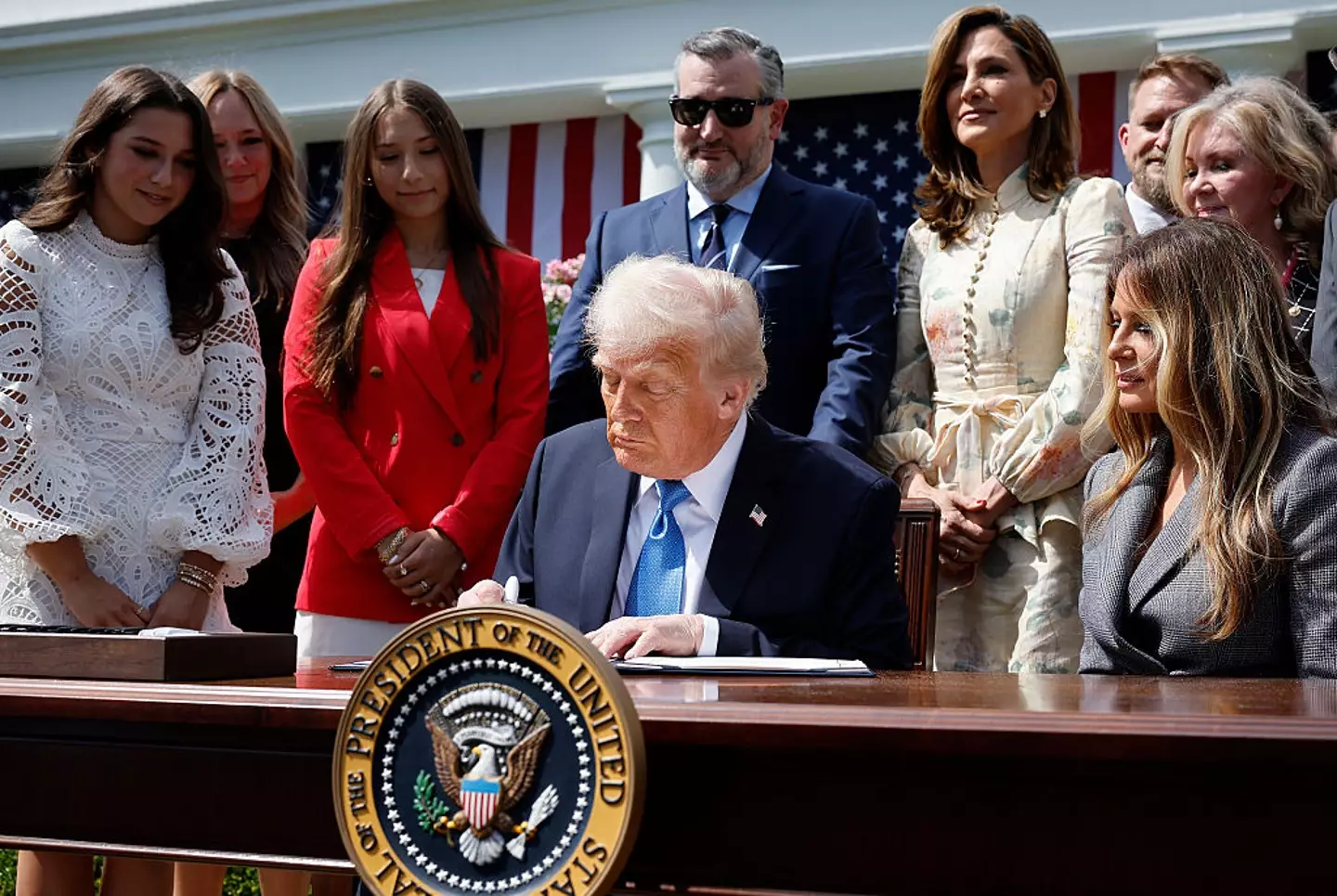 The President previously signed the Take It Down Act (Chip Somodevilla / Staff / Getty)