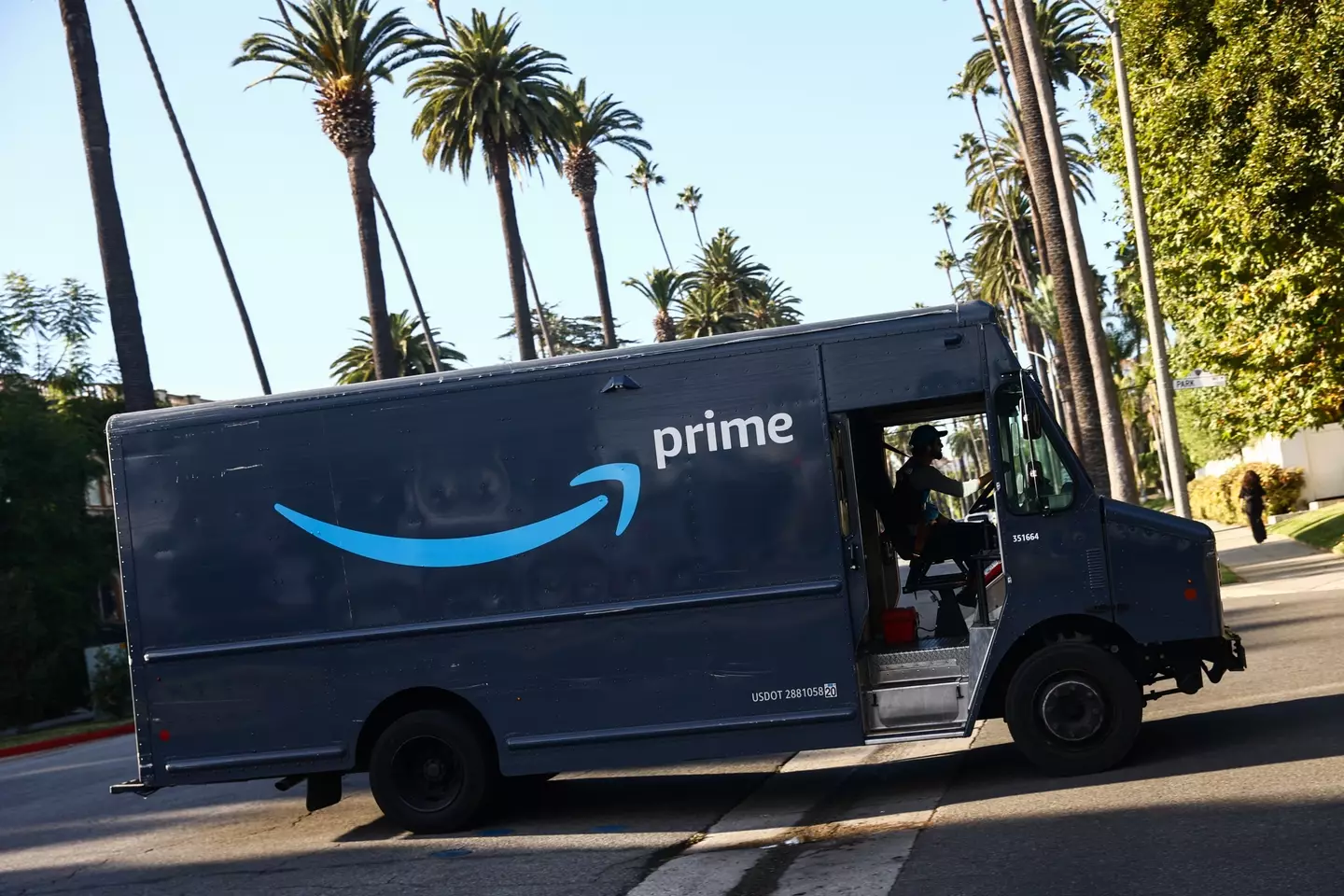 The parcel had a somewhat unusual resting place.