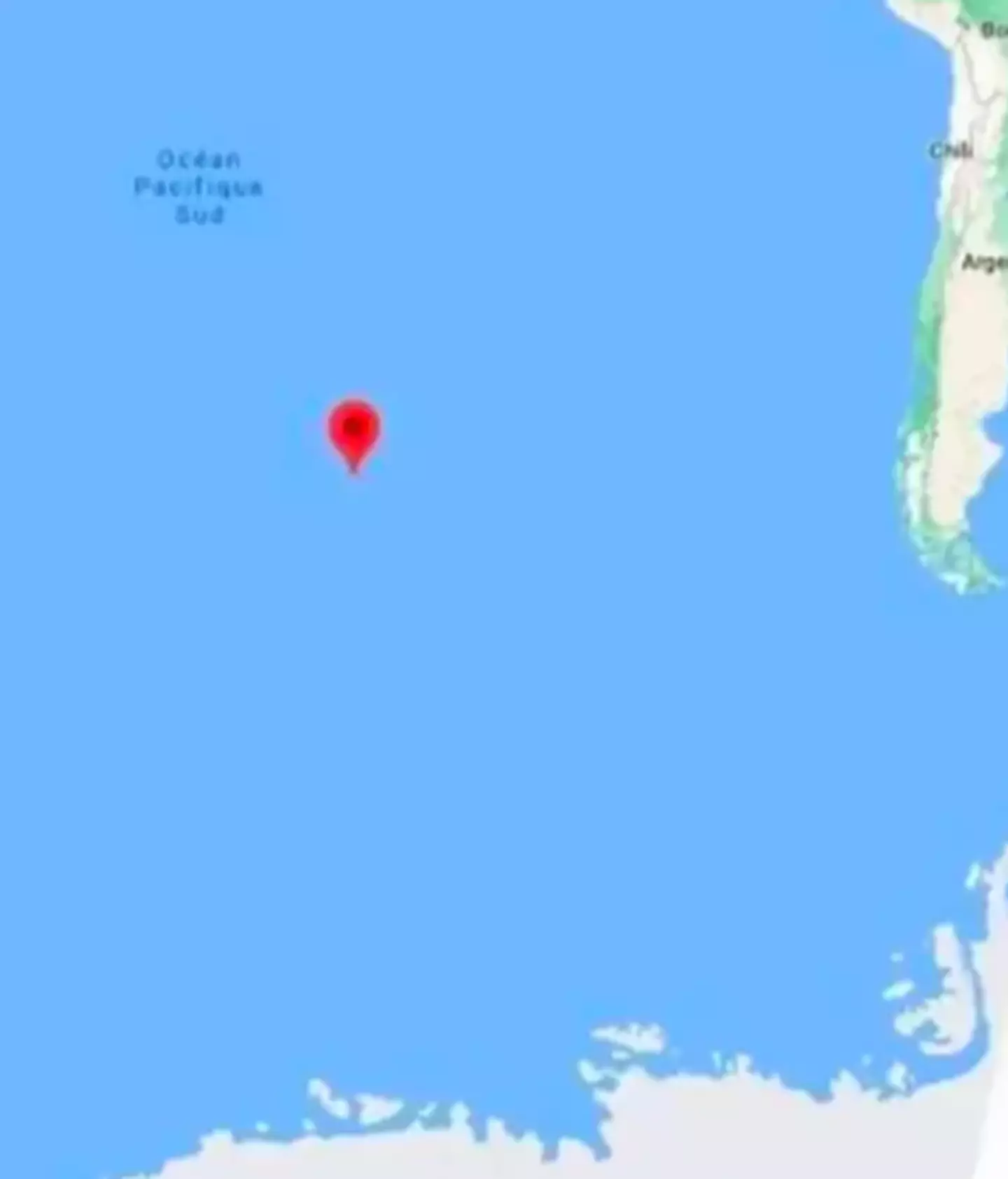 The nearest humans on the island are astronauts / Google Maps