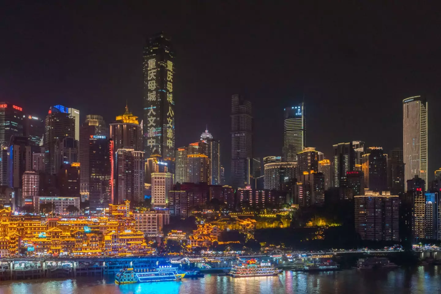 The YouTuber visited the Chinese city (Costfoto/NurPhoto via Getty Images)