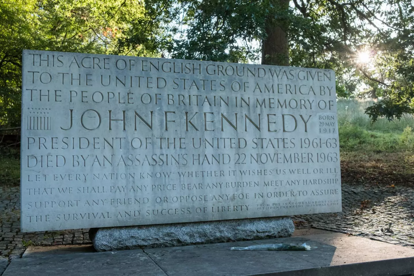 The Kennedy Memorial is officially recognized as American soil despite being found in the UK (Mark Kerrison/In Pictures via Getty Images)