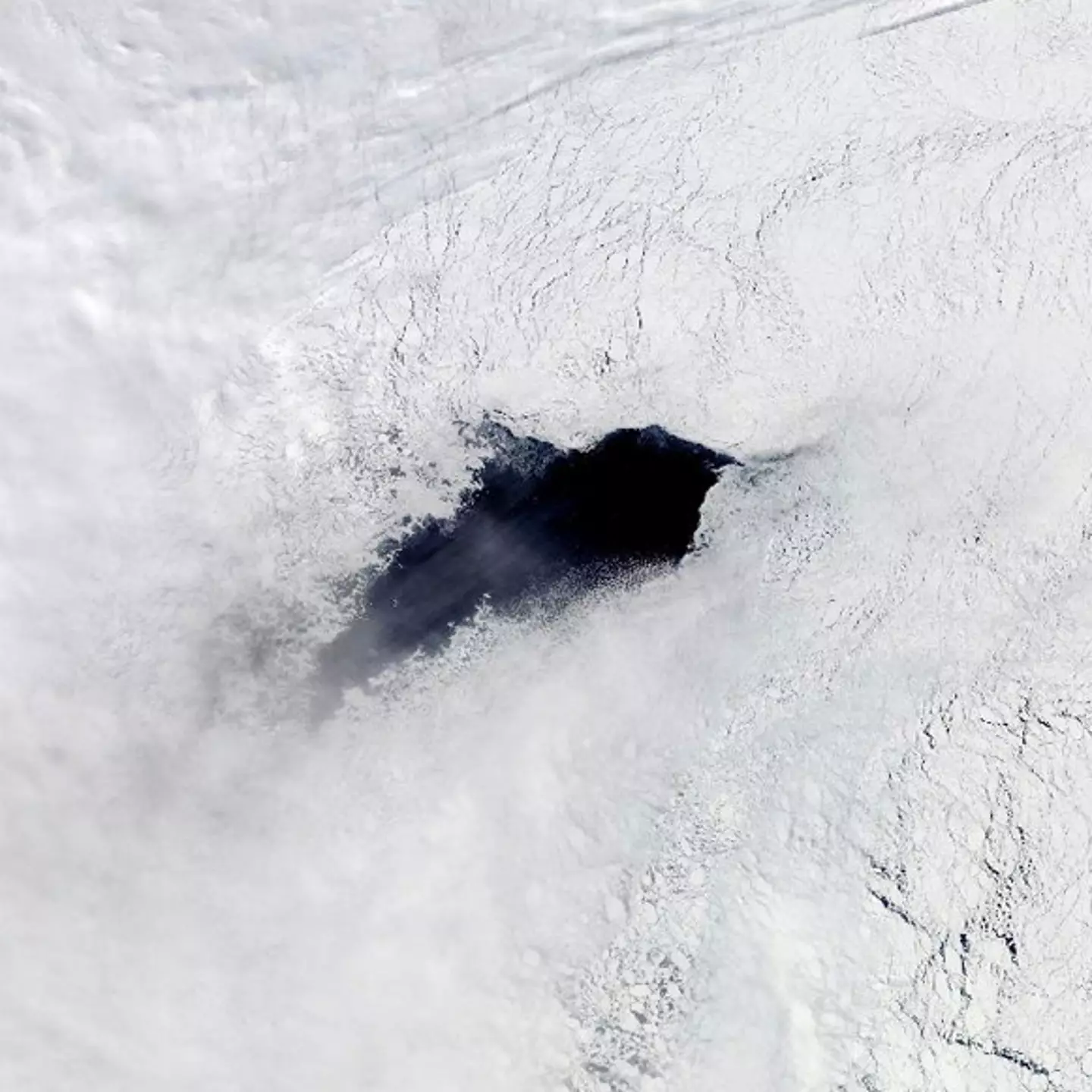 Scientists solve 50-year mystery of giant hole punched in Antarctic ice