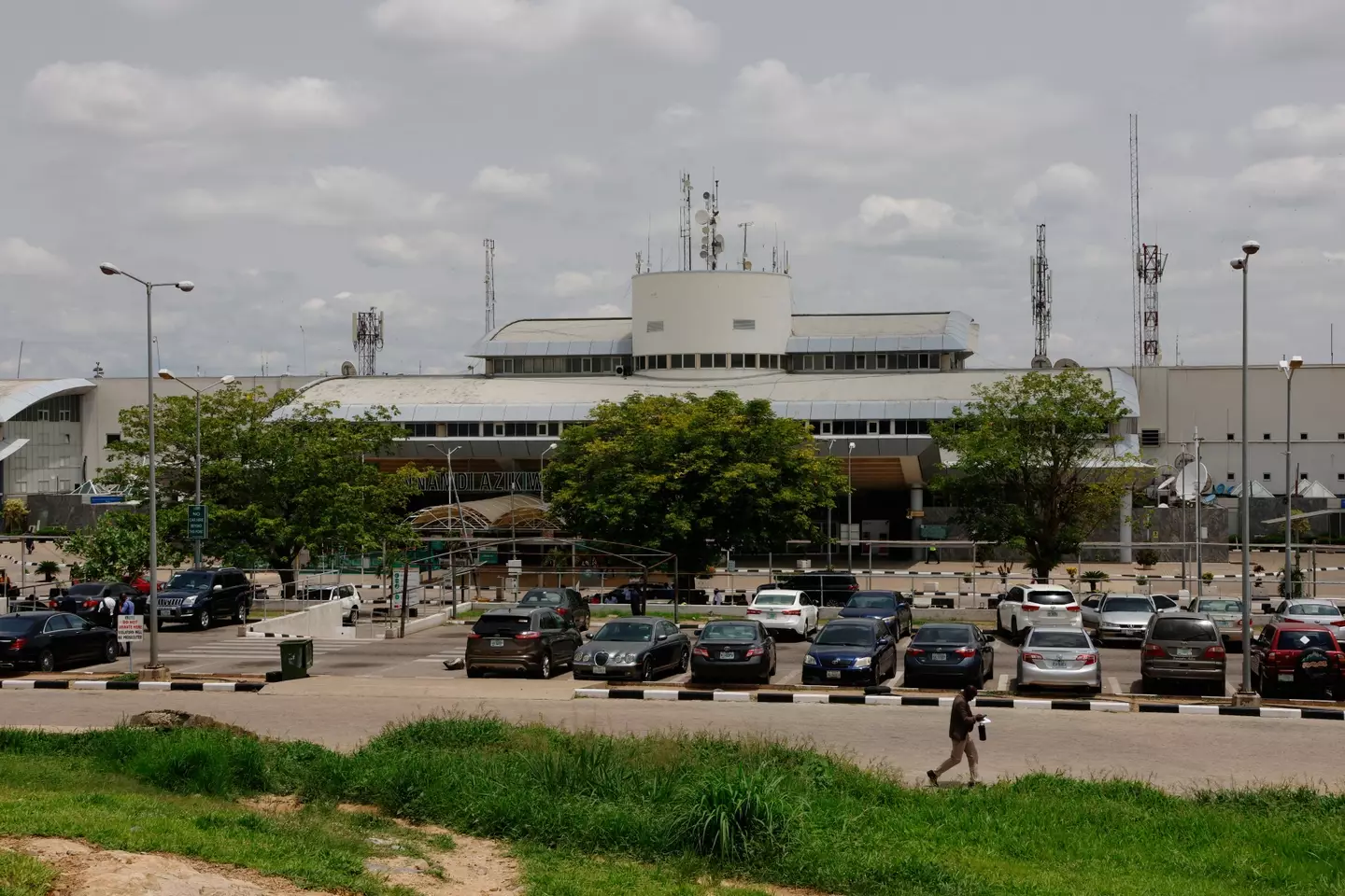 Nwude claimed he was building a new airport in Nigeria's capital, Abuja (KOLA SULAIMON / Contributor / Getty)