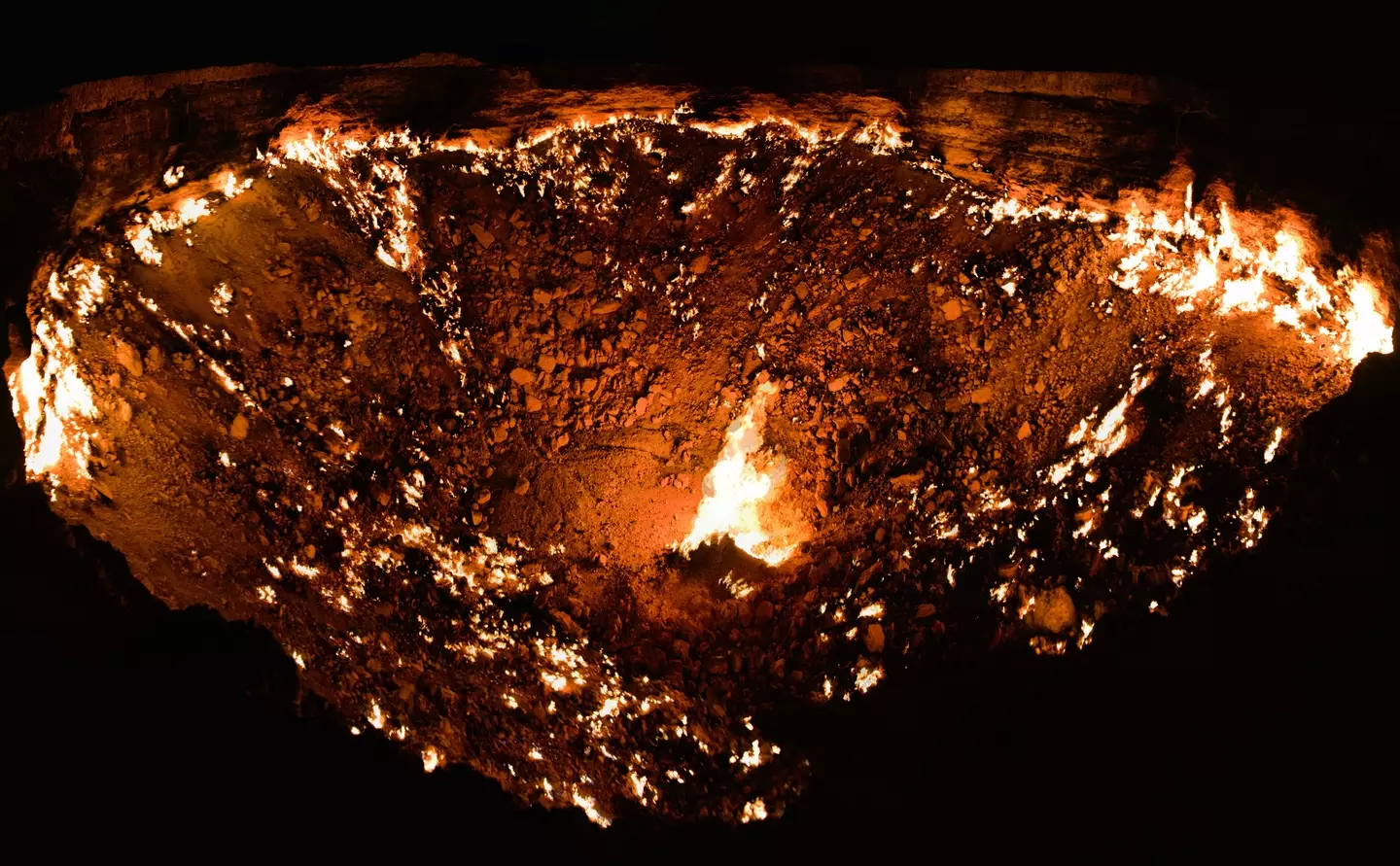 The crater has been burning for 53 years (mtcurado/Getty)