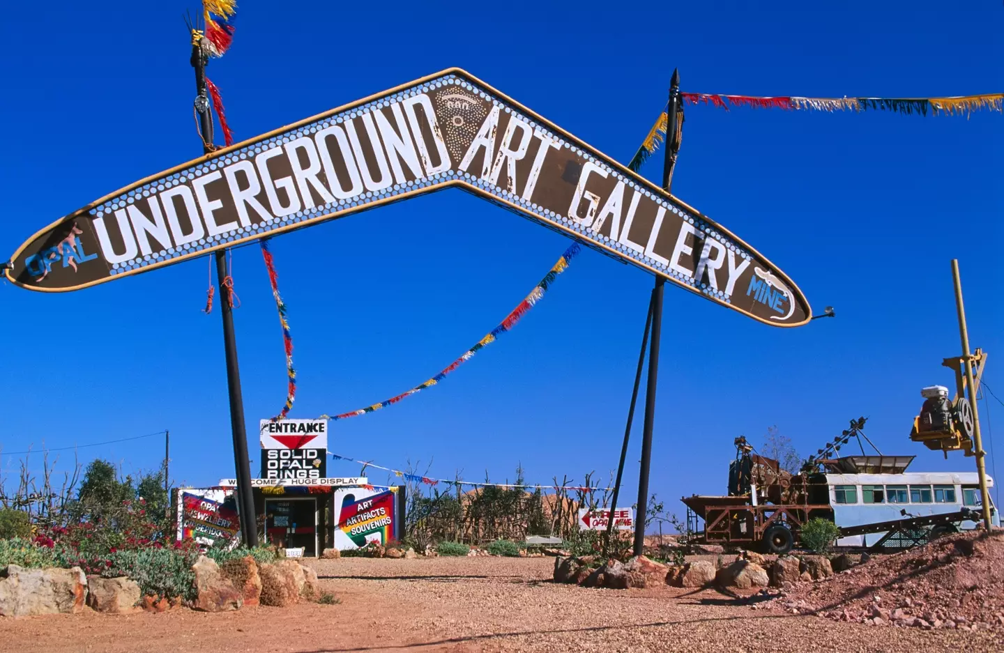 Most residents of the town live underground (John W. Banagan/Getty)