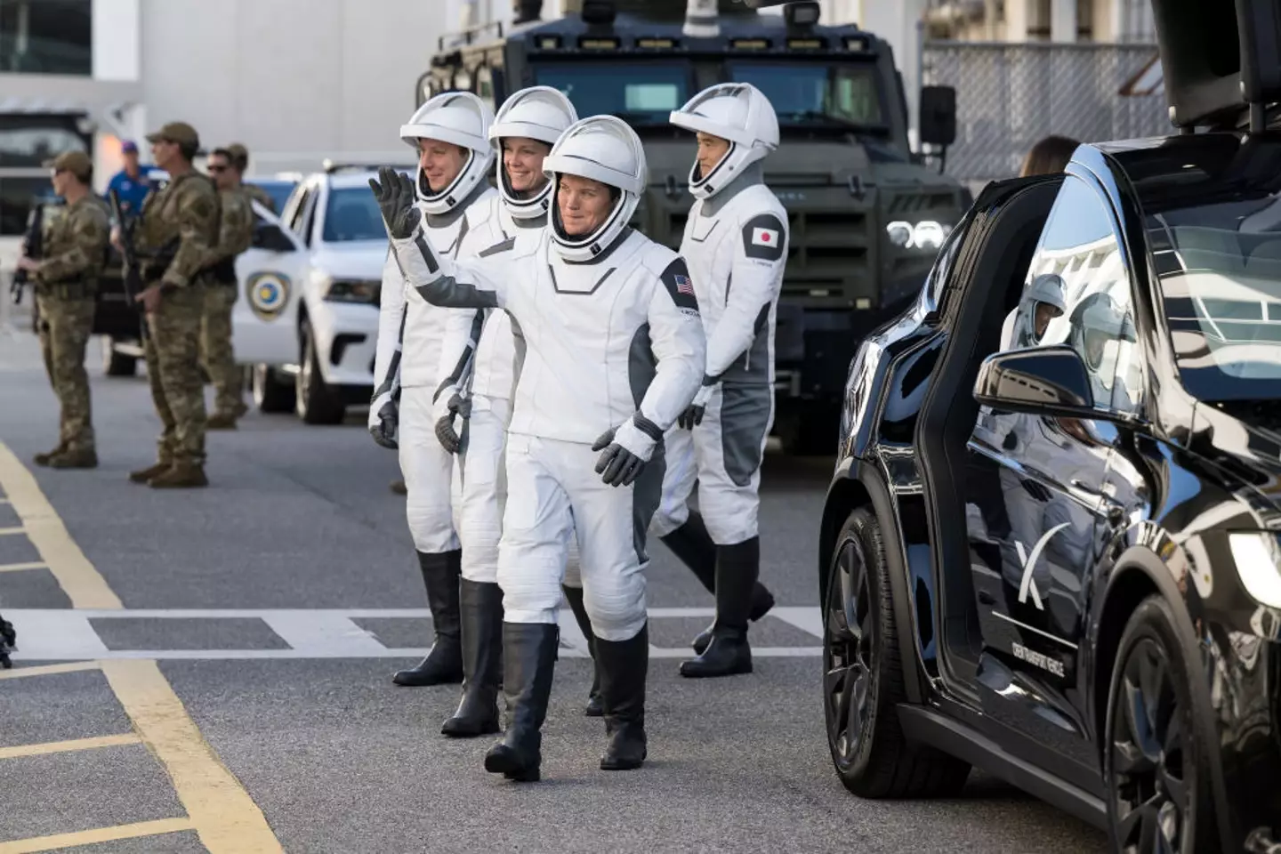 SpaceX's Crew-10 are taking over from Williams and Wilmore (NASA / Handout / Getty)