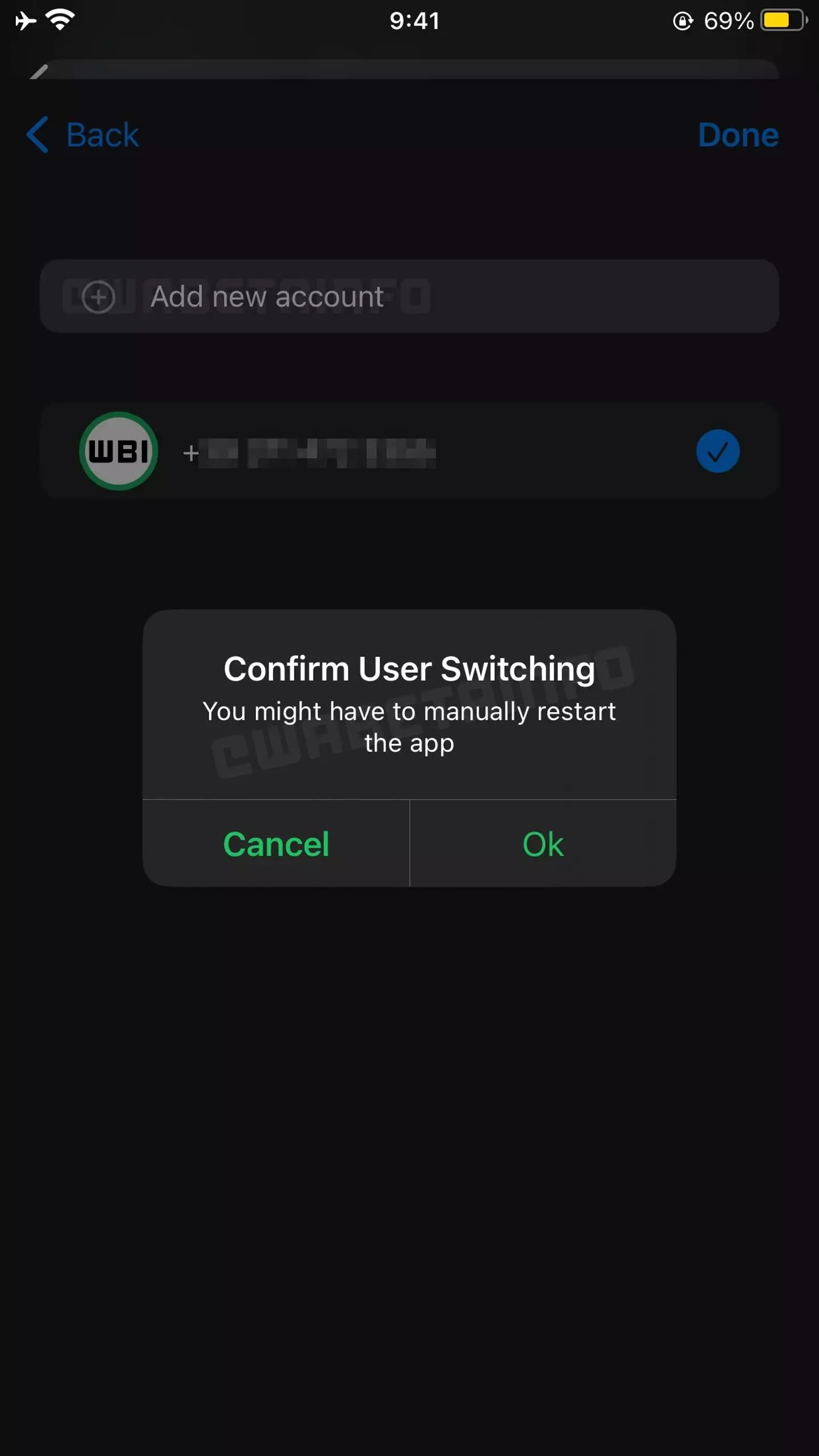iOS users have been waiting a long time to use multiple accounts on WhatsApp (WABetaInfo)