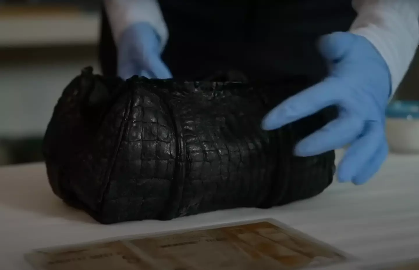 The handbag shed some light on one passenger's tragic twist of fate (YouTube/@BBCNews)