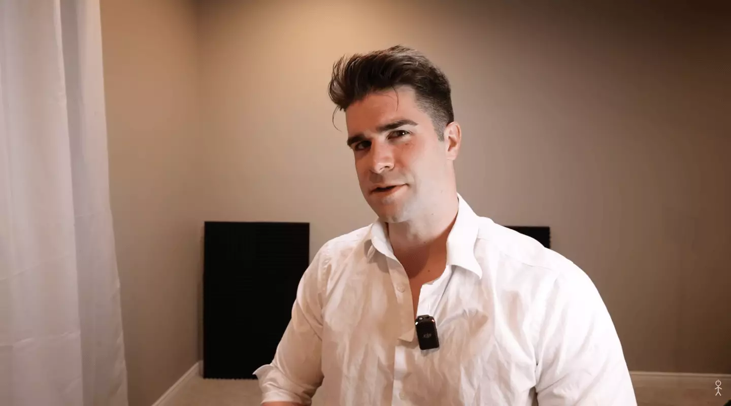 The YouTuber shared some insight on the impact the supplement has had on his body (YouTube/@FocusedLucas)