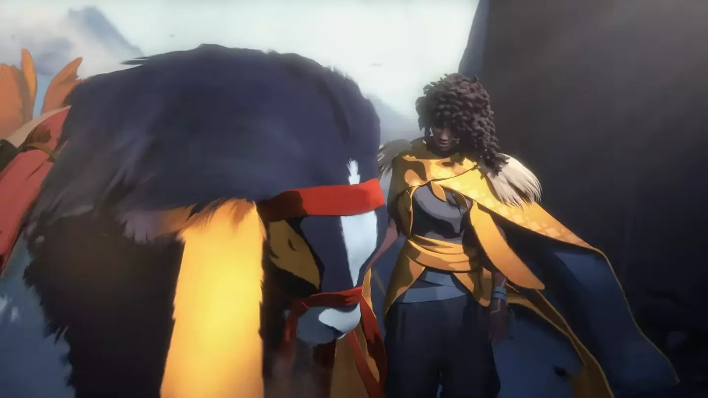 A player character & creature in Everwild's Eternals trailer (Rare/Xbox Game Studios))