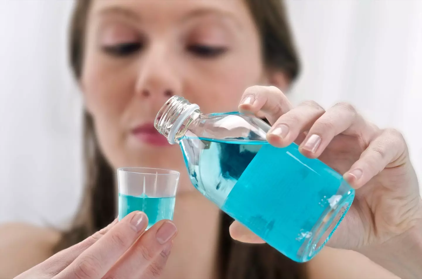 The study creates the link between mouthwash and the reduced benefits of a workout that Johnson highlights (Getty Stock)