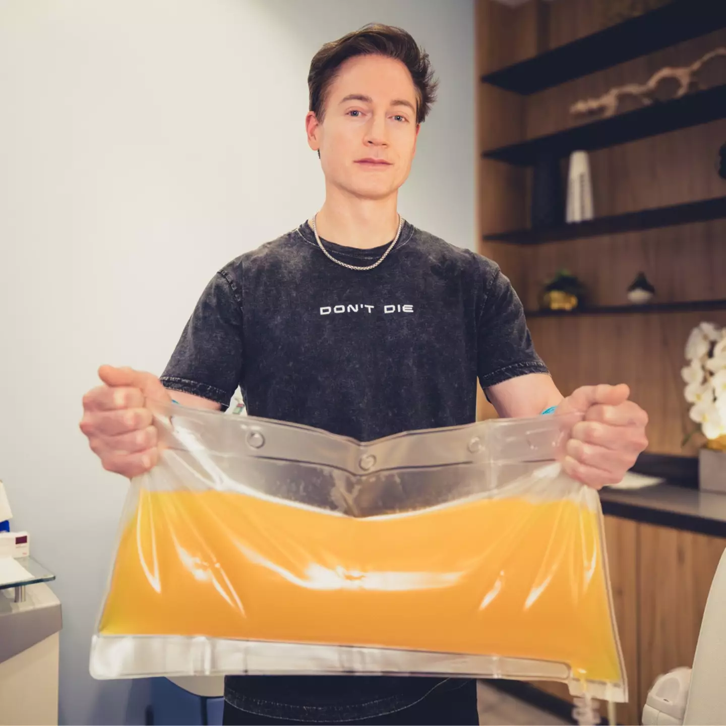 Johnson has declared obesity a 'national emergency' in America that he only realized upon his return to the country from India (Instagram/@bryanjohnson_)