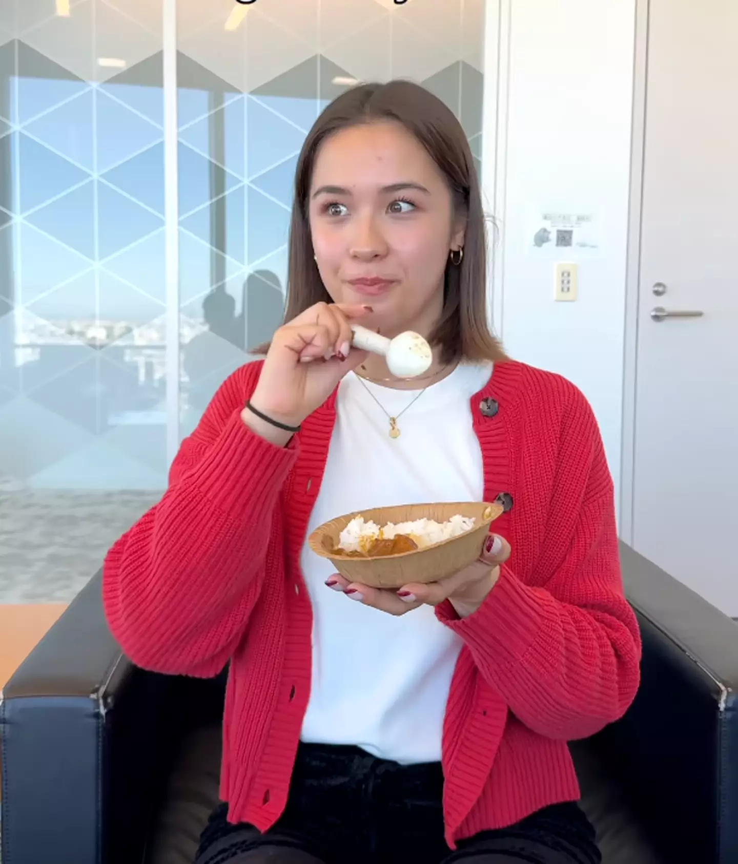 Testing the food with the spoon turned off and then on produced some mind-blowing results (YouTube / Patricia O'Connor)