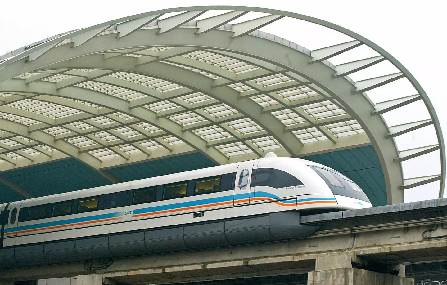 The fastest train in the world might not look like much ( LIU JIN / Stringer / Getty)