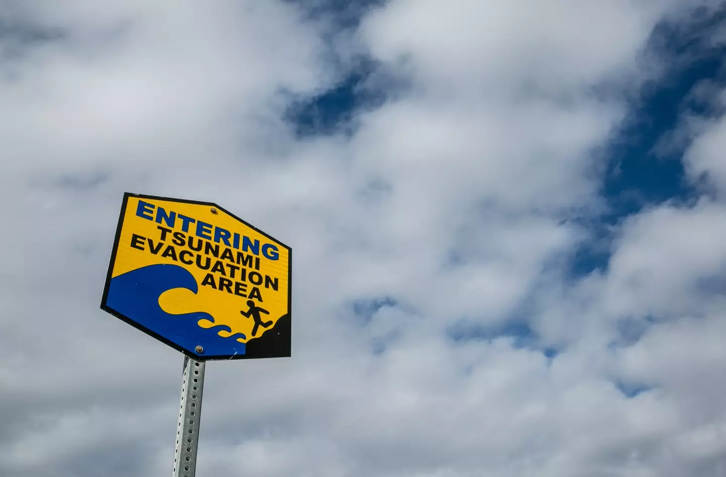 Trump has urged the public to ‘stay strong and stay safe’ after an earthquake in Russia triggered a tsunami in Hawaii (George Rose/Getty Images)