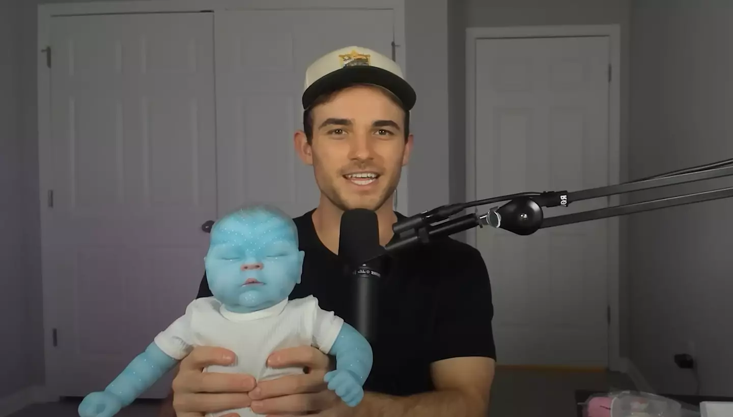 Sam purchased an Avatar baby for $100 (Sambucha/YouTube)