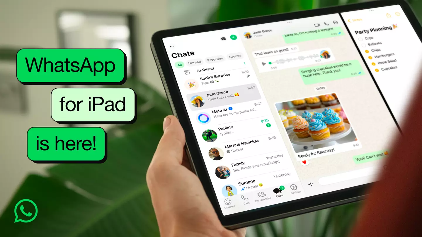 There are no compromises with the iPad version, and there are even optimizations specific to Apple's larger device (WhatsApp)