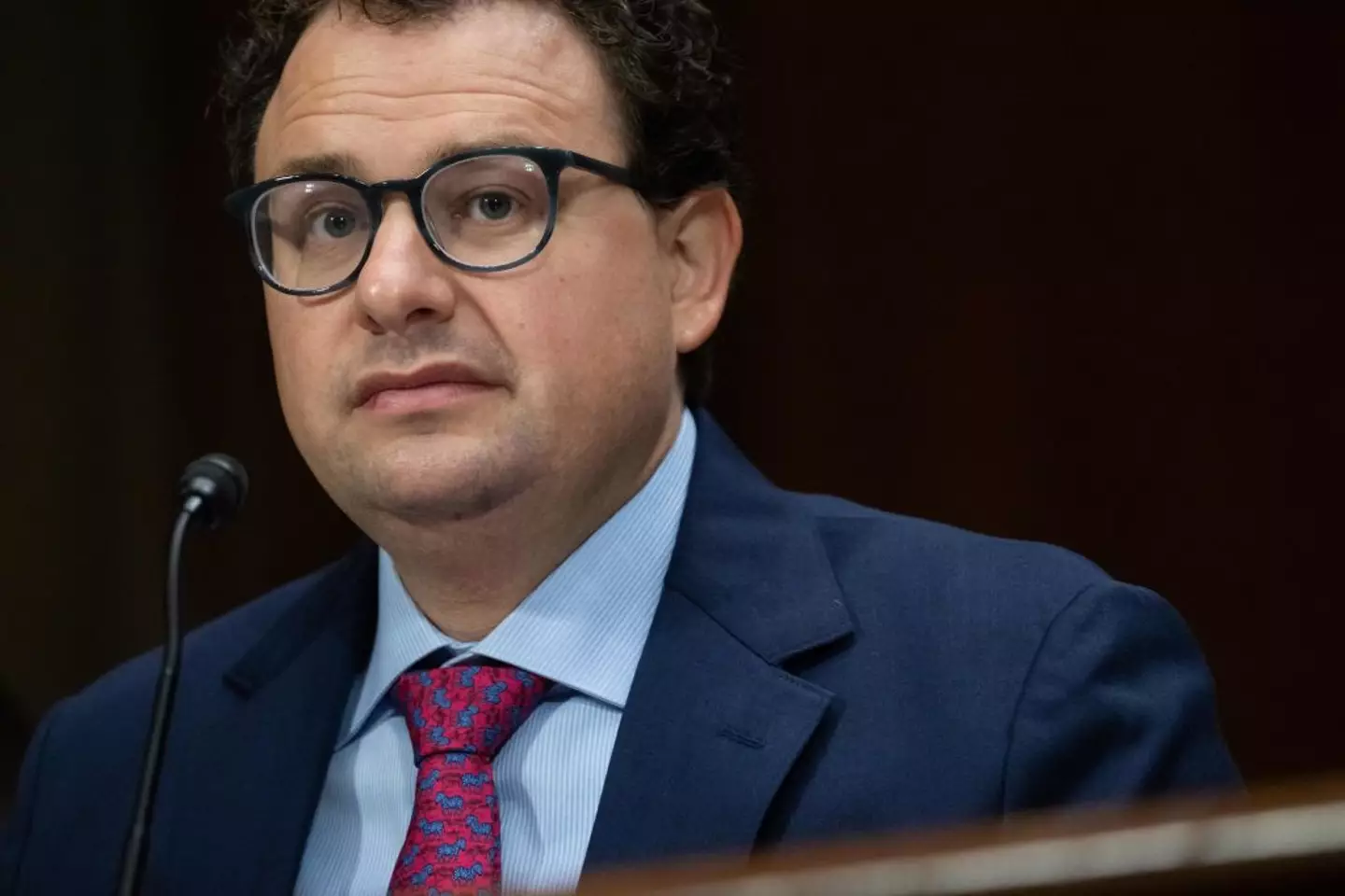 While advancements in AI could prove revolutionary in certain fields, Amodei theorizes the dangers if its left without supervision (Saul Loeb/AFP via Getty Images)