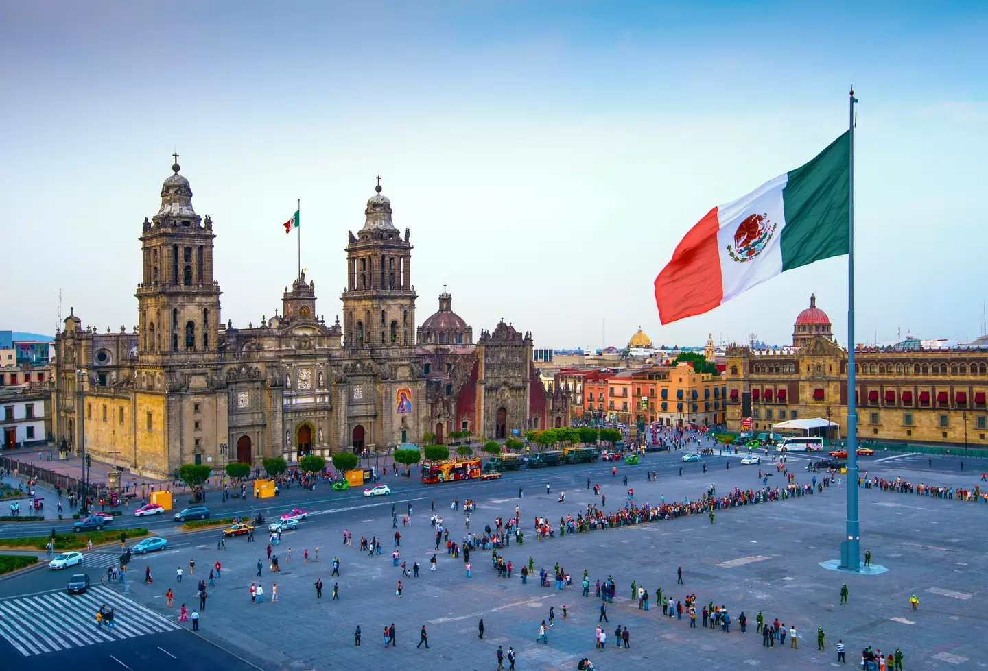 Zocalo, the main square in Mexico City (Getty Images)