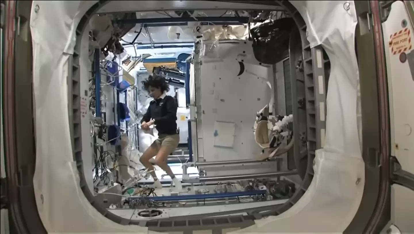 Former astronauts have described the ISS' interior as having a 'metallic' aroma (YouTube/VideoFromSpace)