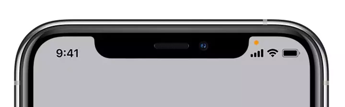 Have you noticed the little orange dot before?