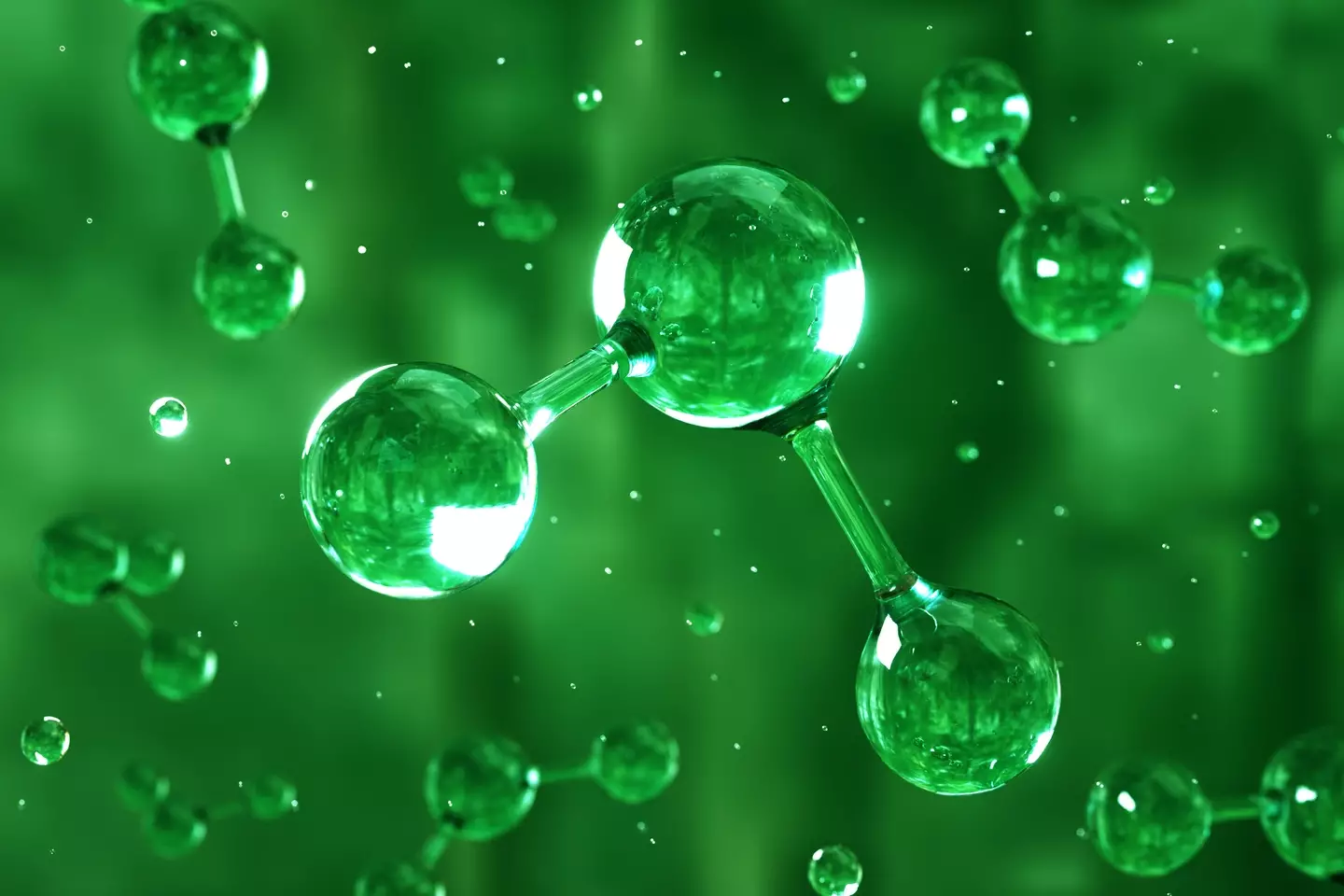 Hydrogen atoms are cracked off of nitrogen to generate electricity without burning in Amogy's new methods (Getty Stock)