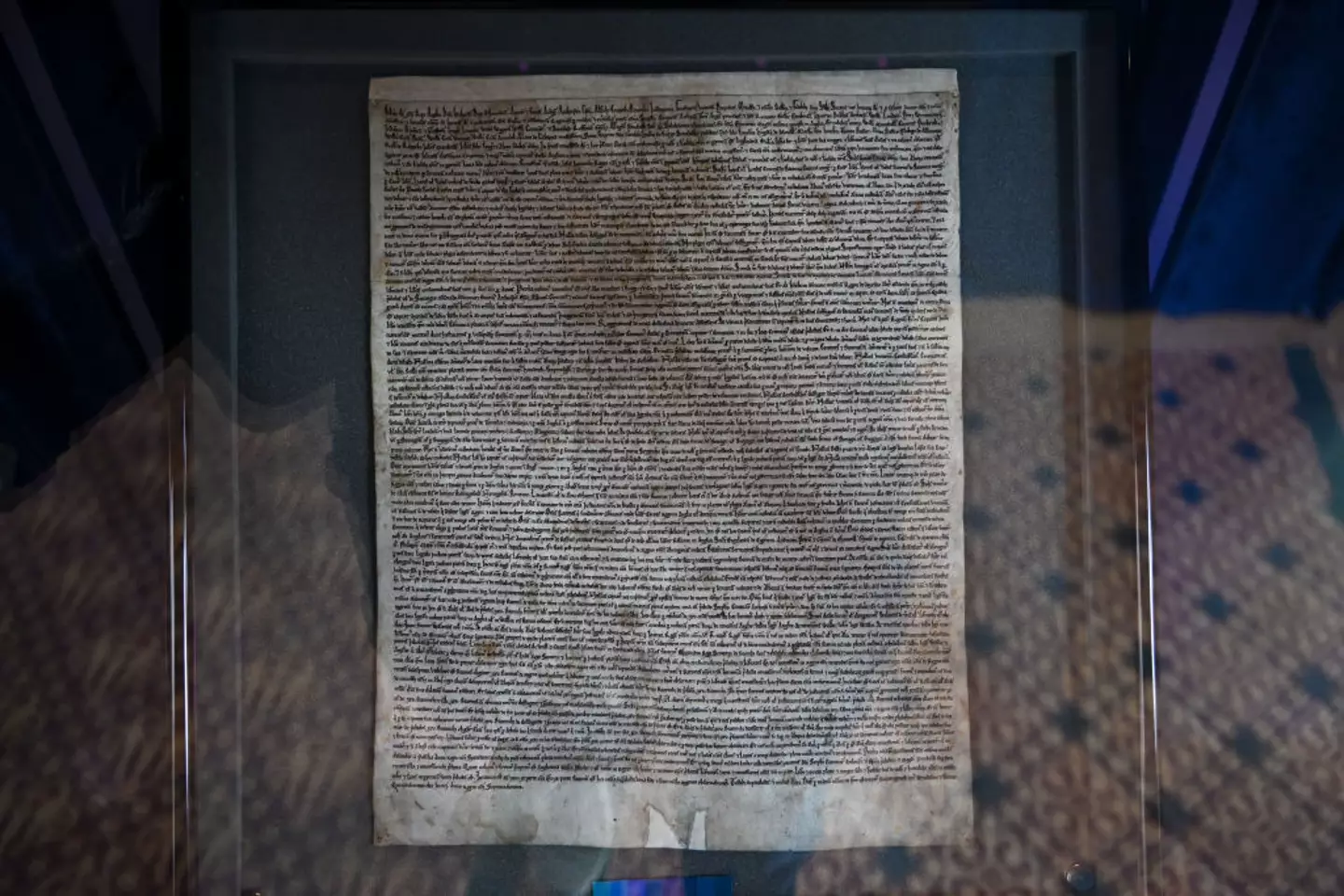 A historian spotted that Harvard's Magna Carta 'copy' is actually an official version dating back to 1300 (Finnbarr Webster/Getty Images)