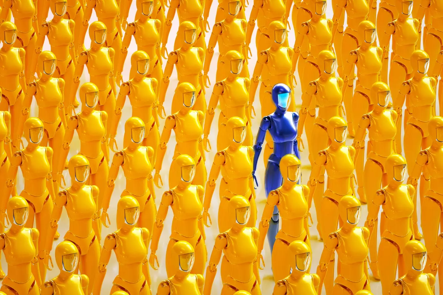 Studies suggest that it won't be long until the majority of internet traffic is created by AI (Getty Stock)