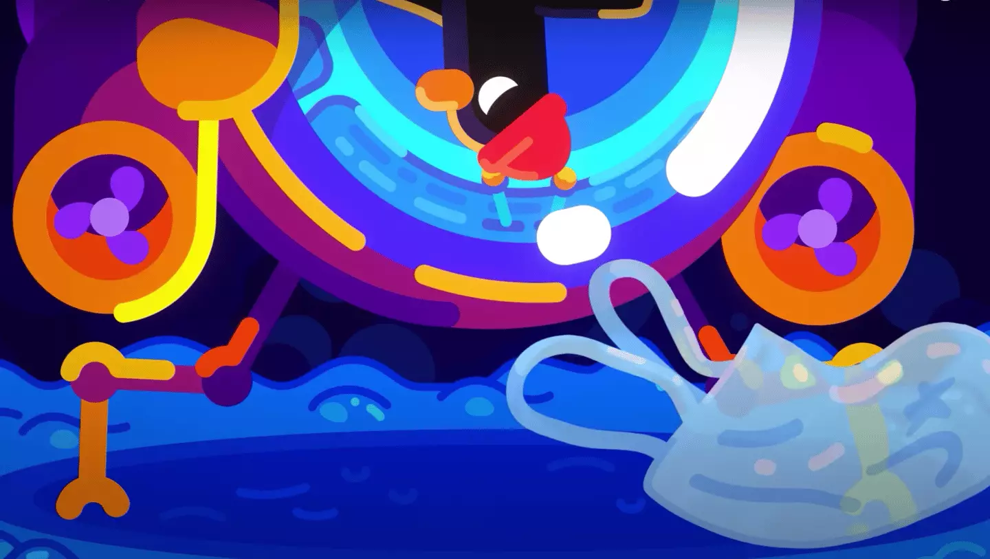 In 2018, scientists found plastic bags floating through the depths of the water (YouTube/Kurzgesagt - In a Nutshell)