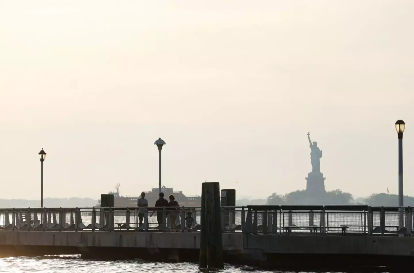 New York City as an air quality health advisory is issued for the metro area and the Lower Hudson Valley on June 4 (Getty Images)