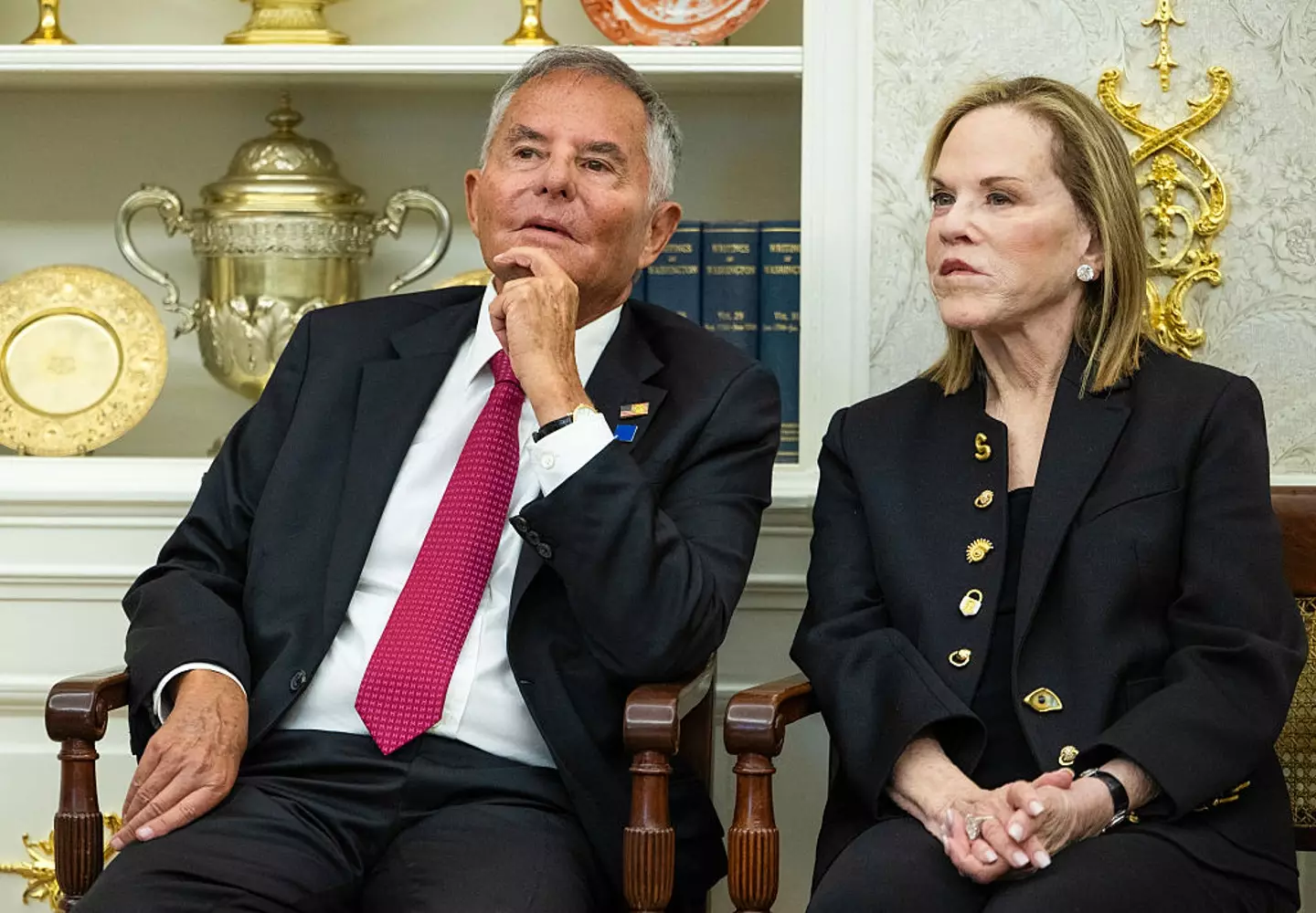 Former Marvel CEO Isaac Perlmutter and his wife Laura were among the names that donated to the White House ballroom (Andrew Caballero-Reynolds/AFP via Getty Images)