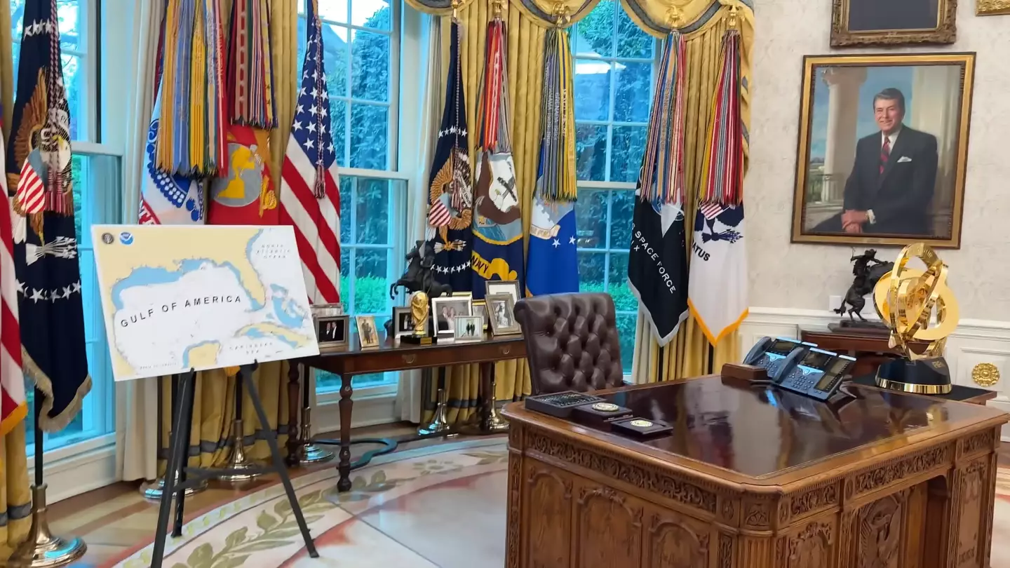 Kai Trump shared behind the scenes footage of the Oval Office, which many wouldn't get a chance to see (YouTube/Kai Trump)