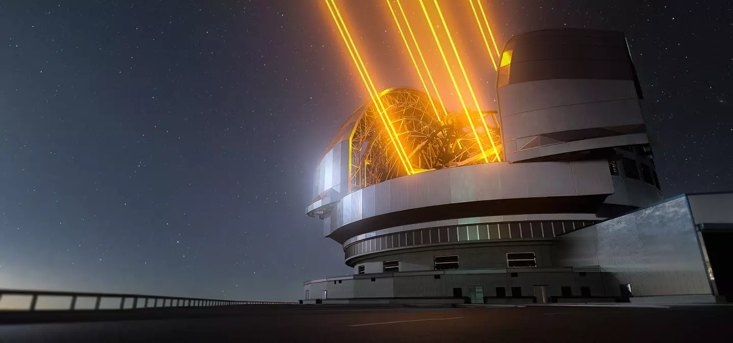 Scientists using the ELT will be able to scan for alien life across the galaxy in a matter of hours (ESO)