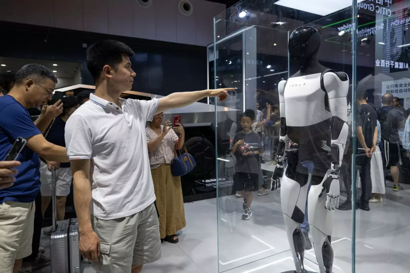 Some are concerned about the evolution of the Optimus robots (Anadolu / Contributor / Getty)