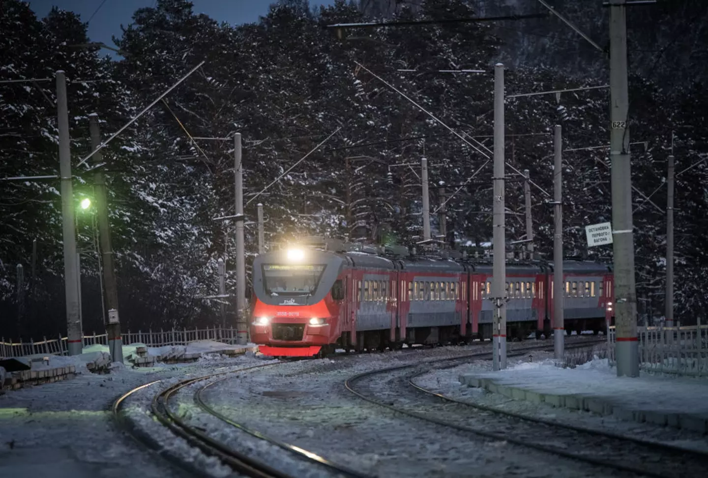 The train journey will take you through some beautiful sights (Alexander Manzyuk/Anadolu via Getty Images)
