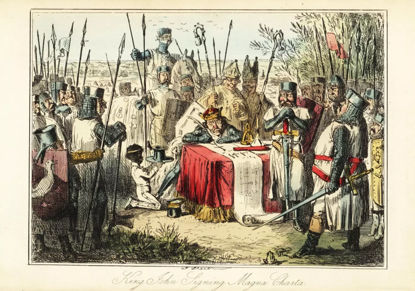 The signing of the Magna Carta occurred quite literally just around the corner (Florilegius/Universal Images Group via Getty Images)