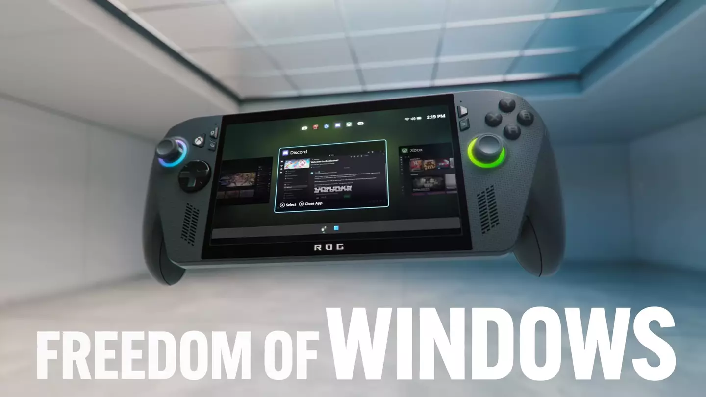 Some have argued that the new Windows optimization is the handheld's biggest feature (YouTube / Xbox)