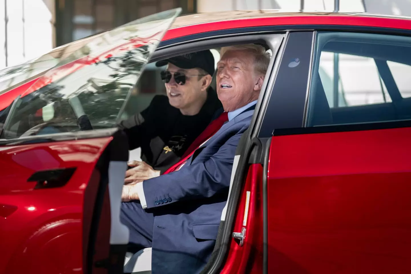The POTUS was impressed with the tech in his new motor (The Washington Post / Contributor / Getty)