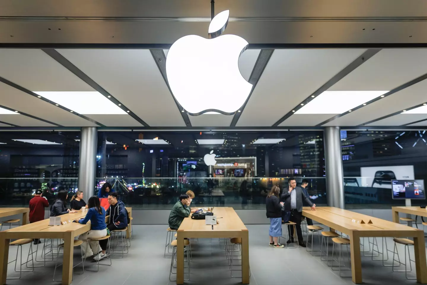 A former Apple Store employee has been jailed for 13 months (May James/SOPA Images/LightRocket via Getty Images)