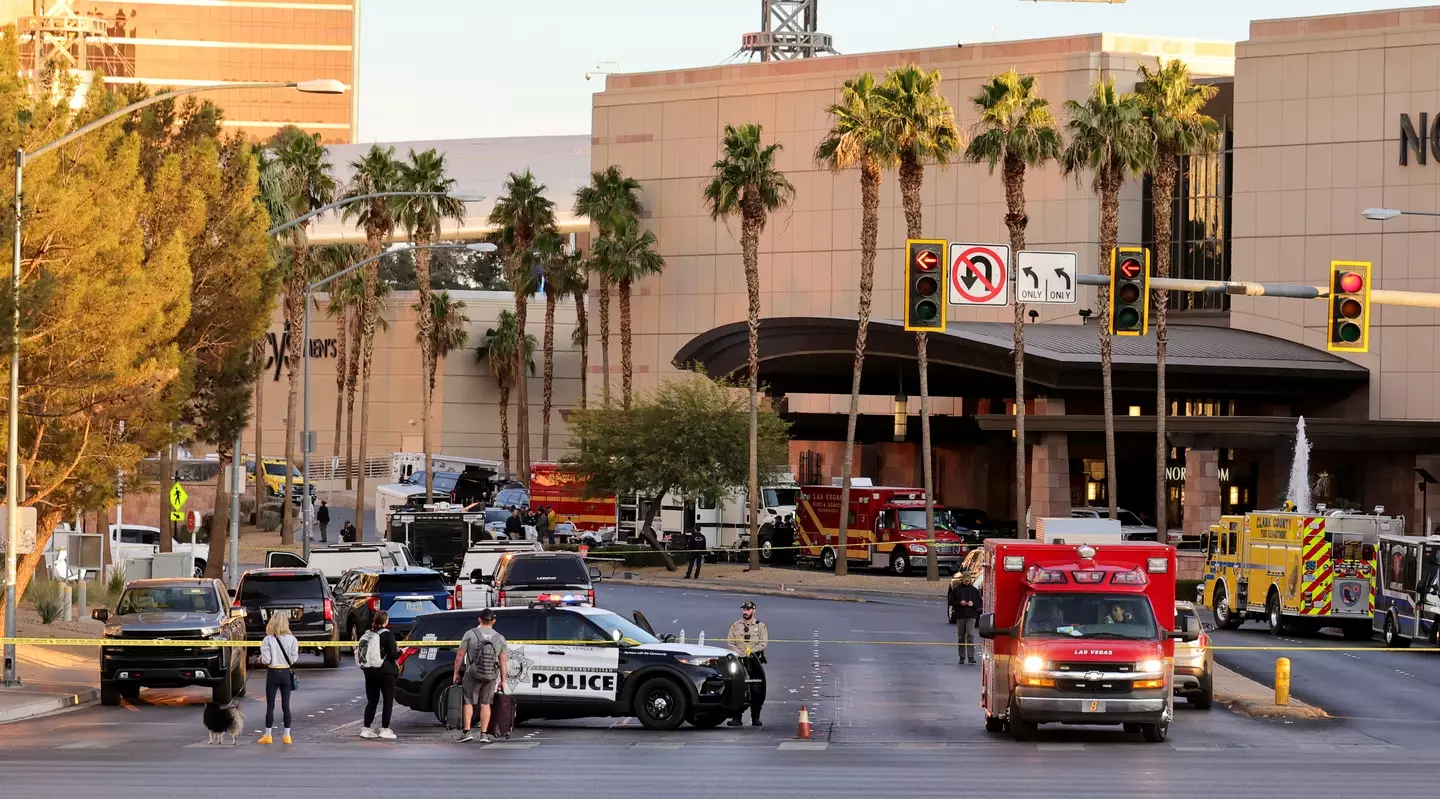 The bomb was detonated outside Las Vegas' Trump International Hotel (Ethan Miller / Staff / Getty)
