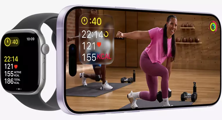 You can also access five free workouts a month, pairing perfectly with an Apple Watch (Apple)