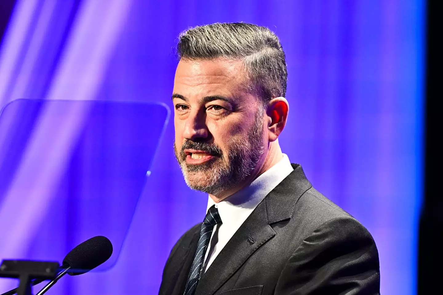 Jimmy Kimmel was suspended for his comments surrounding Kirk, and has since not apologized (Earl Gibson III/Deadline via Getty Images)